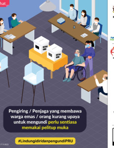 Pengiring/Penjaga Yang Membawa Warga Emas/Orang Kurang Upaya Untuk Mengundi